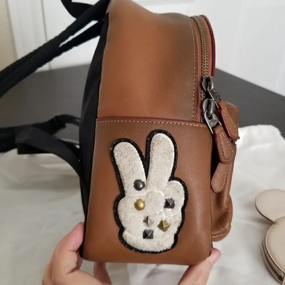 Coach × Disney Micky Mouse Small Bagpack and Coin Purse